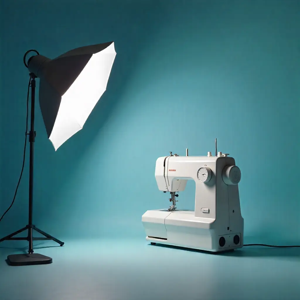 sewing studio with professional equipment